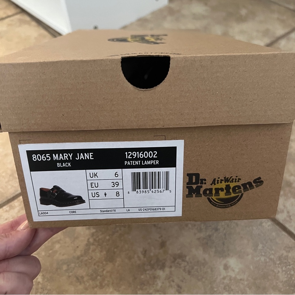 Dr. Martens Black Patent Lamper Loafers